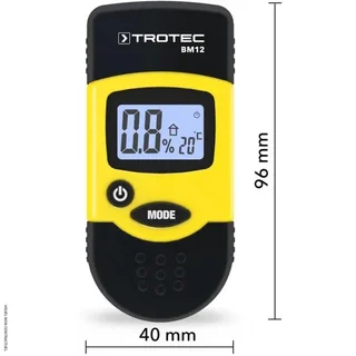 Higrómetro Madera Hormigón BM12 TROTEC Medición Precisa