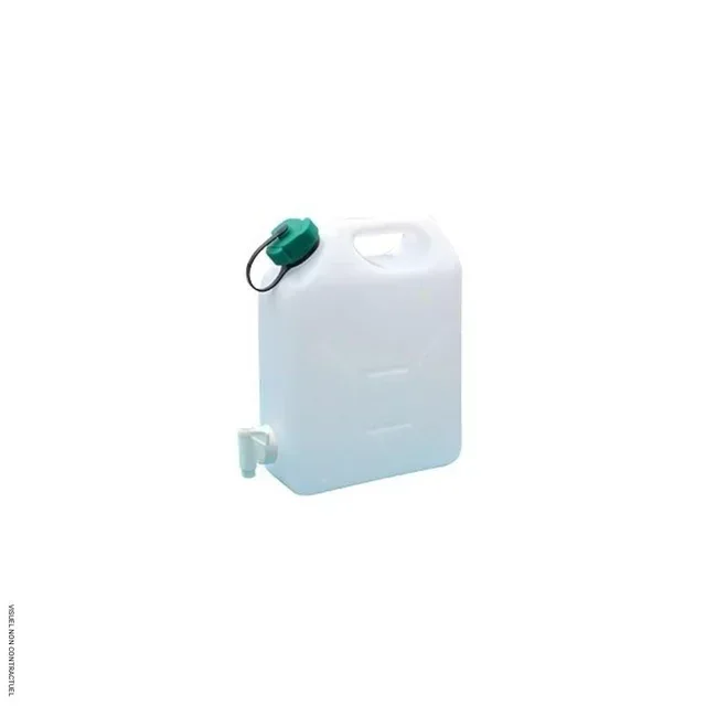 Jerricane alimentaire 20L CEMO lot 7 eau potable PEHD robinet