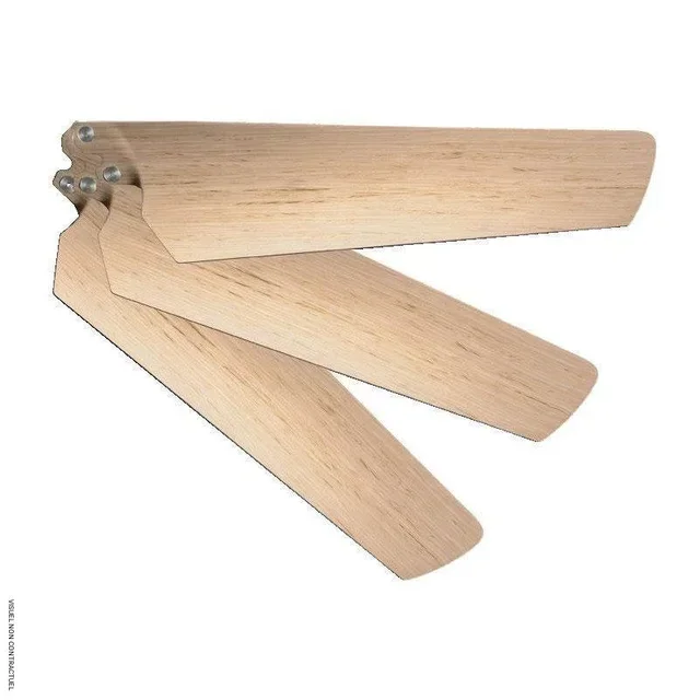 Kit 3 pales chêne clair Nordik Air Design 120 cm Vortice