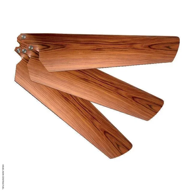 Kit 3 pales palissandre ventilateur Nordik Air Design Ø120 cm Vortice