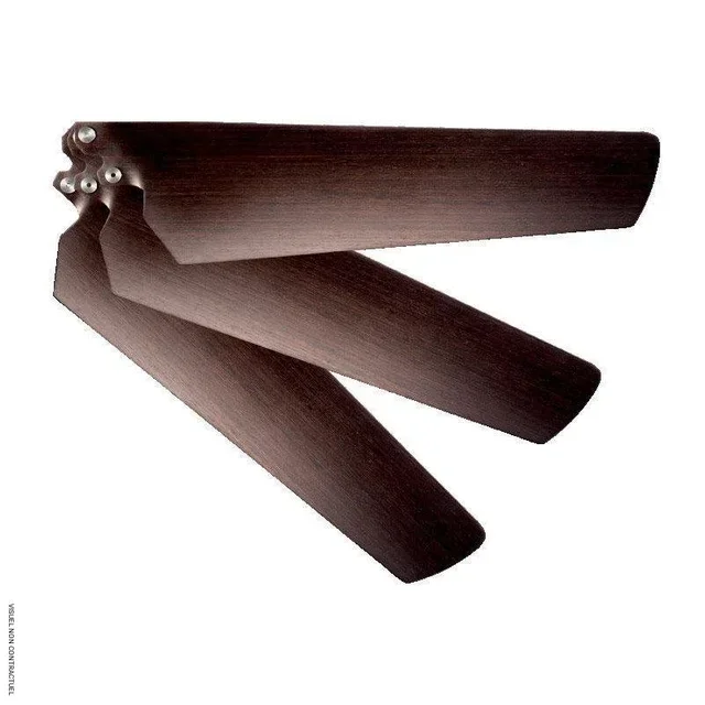 Kit 3 pales wengé Ø120cm Nordik Air Design Vortice