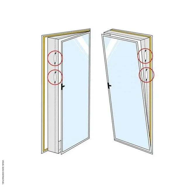 Kit calfeutrage AirLock 1000 Trotec 560 cm porte-fenêtre climatiseur mobile