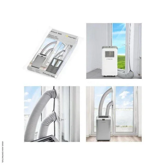 Kit calfeutrage AirLock 1000 Trotec 560 cm porte-fenêtre climatiseur mobile