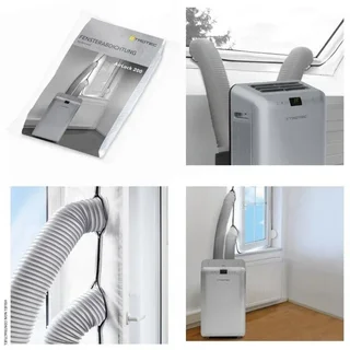 Kit calfeutrage fenêtre AirLock 200 Trotec 400cm 1-2 gaines climatiseur mobile
