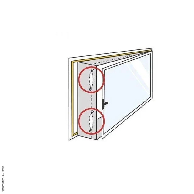 Kit calfeutrage fenêtre AirLock 200 Trotec 400cm 1-2 gaines climatiseur mobile