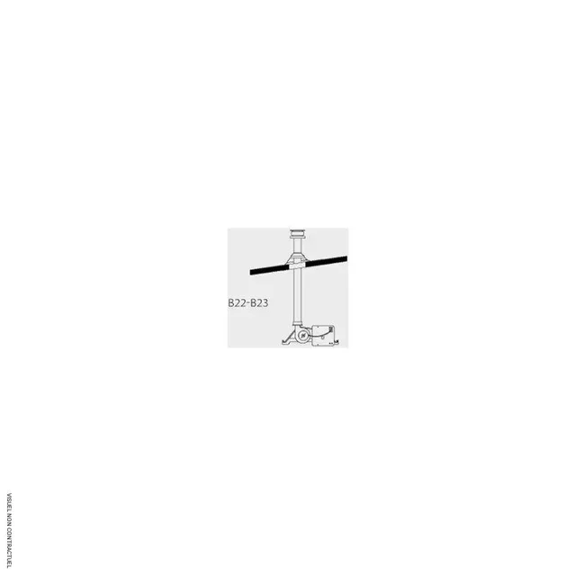 Kit Tubo Chaminé Telhado GTS23N B22 Sovelor-Dantherm 80mm