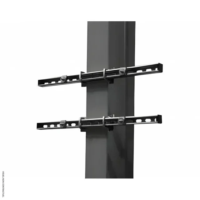 Kit fixation IPN verticale poutre métal AXELAIR pour ventilation