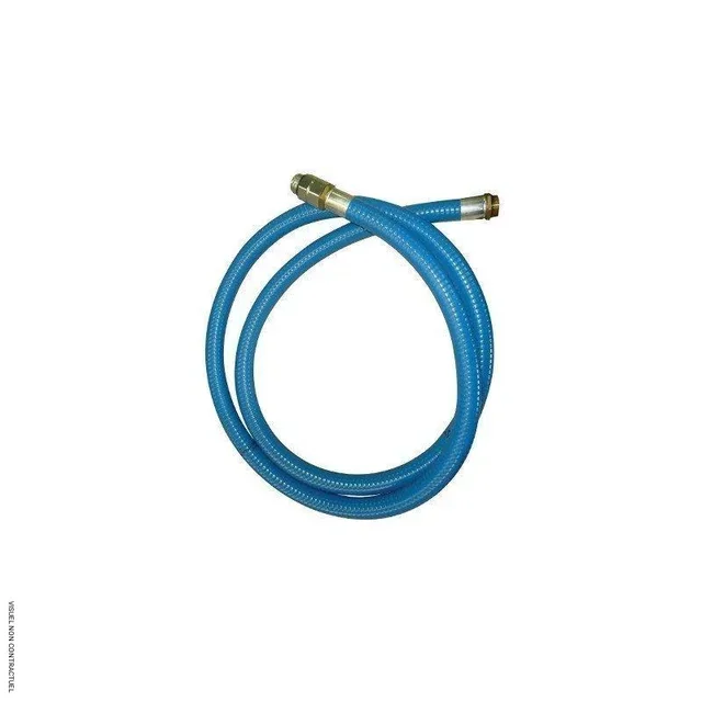 DN25 Flexibler Verbindungssatz 2m CEMO 1 Zoll Anschlüsse blau Nitril PVC