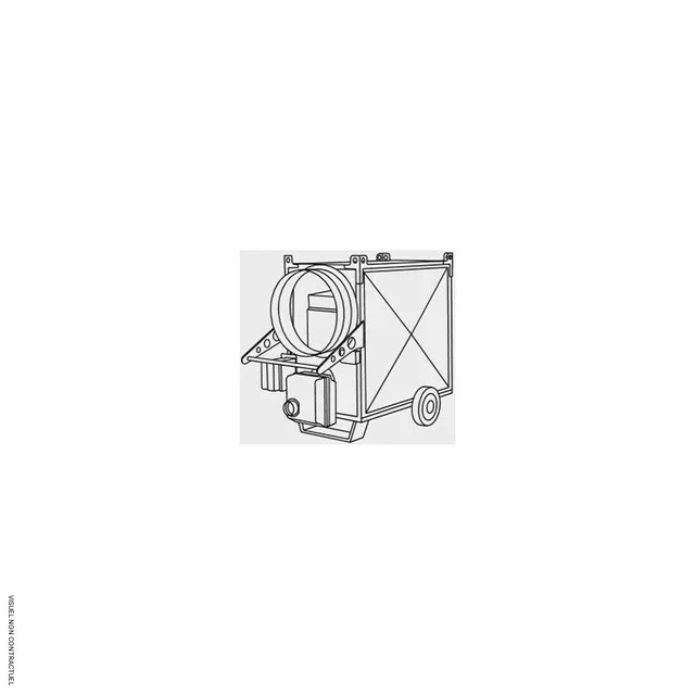 Kit mobilité FARM190 Sovelor-Dantherm poignées roues pieds