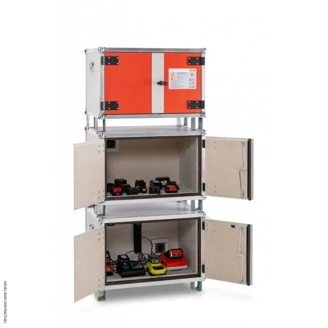 CEMO Lithium Battery Fireproof Cabinet Stacking Feet Kit
