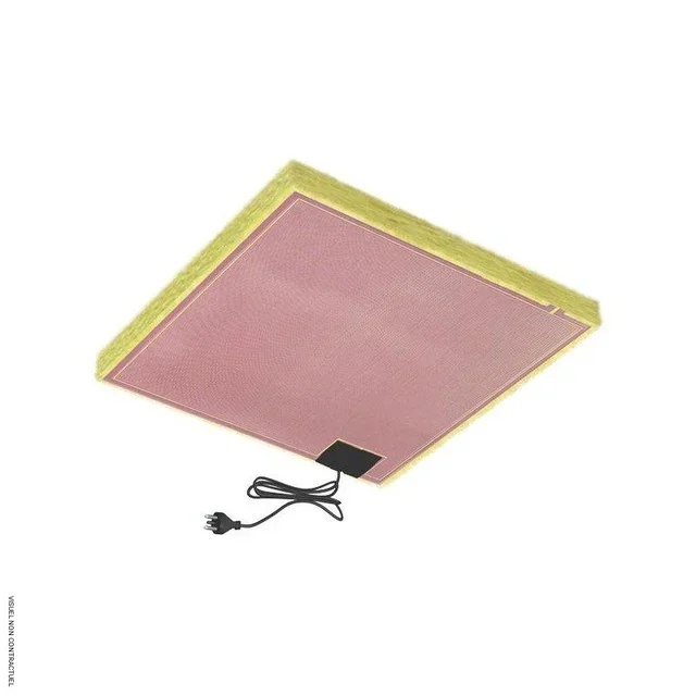 Kit plafond rayonnant plâtre Fricokit 132W FRICO prêt à poser avec thermostat TEVMIN11