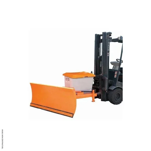 Lame chasse-neige 1800 mm pour chariot élévateur CEMO - équipement professionnel déneigement
