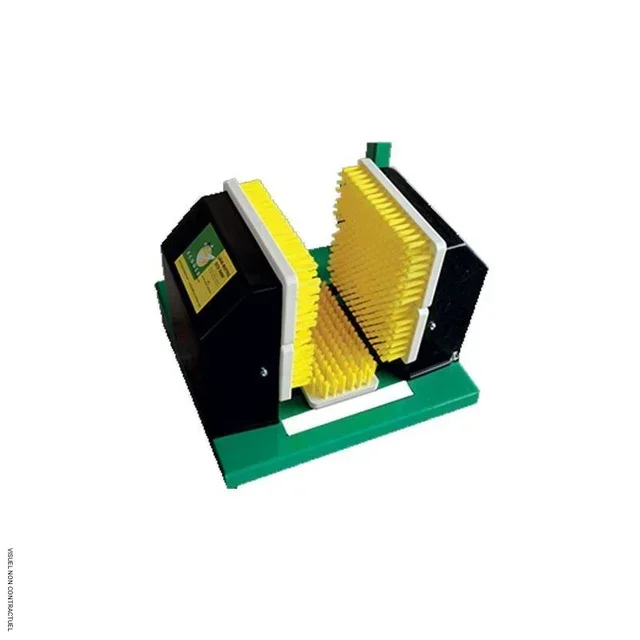 Lave-botte ECO 3000 Acier - Nettoyage mécanique 5 brosses sans électricité