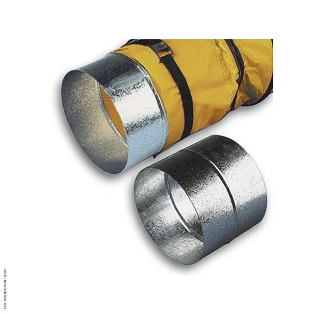 Manchon raccordement Ø400 mm gaine-gaine TROTEC acier galvanisé
