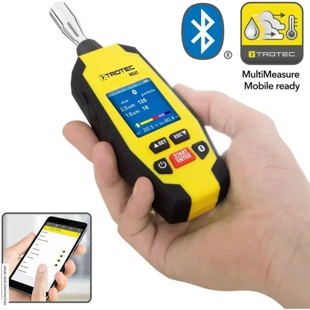 Medidor partículas finas BQ21 Trotec PM10 PM2.5 calidad aire