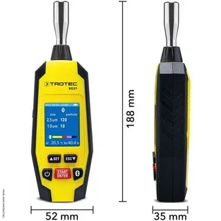Medidor partículas finas BQ21 Trotec PM10 PM2.5 calidad aire