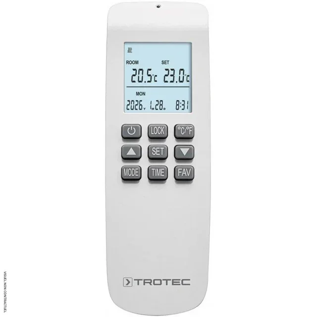 TIH 300 ST TROTEC Infrared Heating Panel 300W Wall Thermostat Remote Control