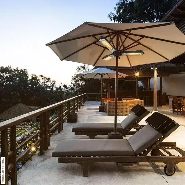 Trotec IR 2005 SC Terrassenheizer 3 Köpfe 2000W Aluminium Infrarot Heizstrahler