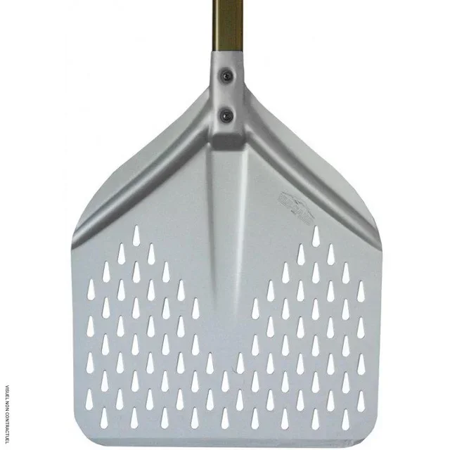 Pelle à pizza aluminium perforée professionnelle VULCANO