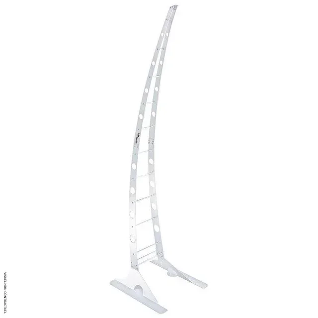 Pied de lampadaire chauffant Giraffa blanc 220 cm Star Progetti design contemporain
