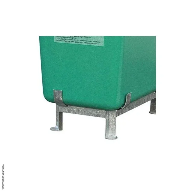 Piétement acier galvanisé bac 2200L CEMO