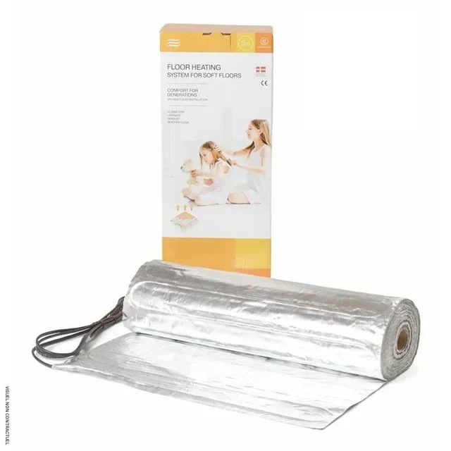 Alumat Underfloor Heating 140W/m² 7m² Heatcom for Laminate Flooring