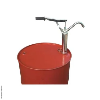 Pompe manuelle vide-fût CEMO bec acier Ø16mm pour lubrifiants et solvants