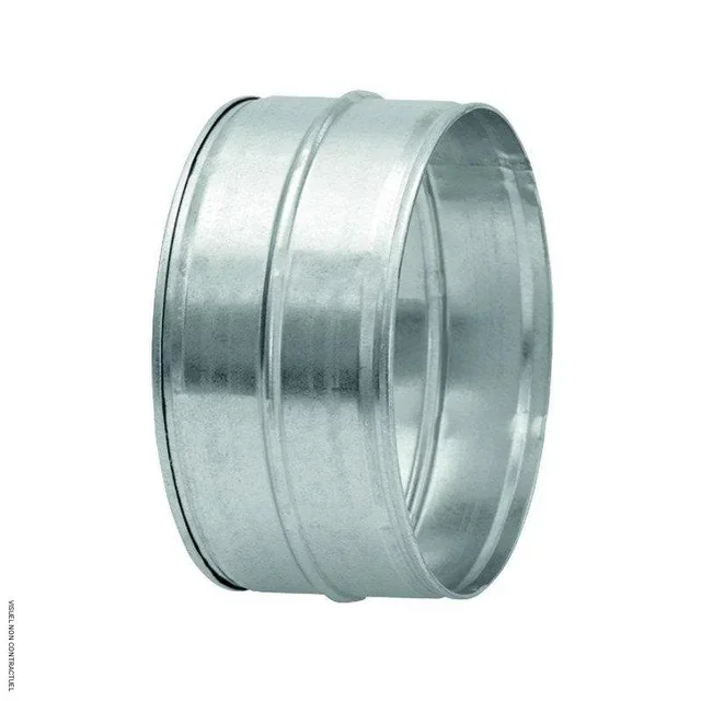 Raccord droit galvanisé M/M Ø630mm SOVELOR-DANTHERM pour gaine ventilation