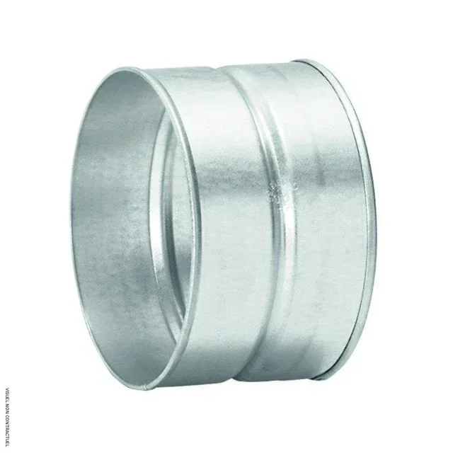 Raccord galva FF Ø500mm SOVELOR-DANTHERM - Jonction ventilation galvanisée