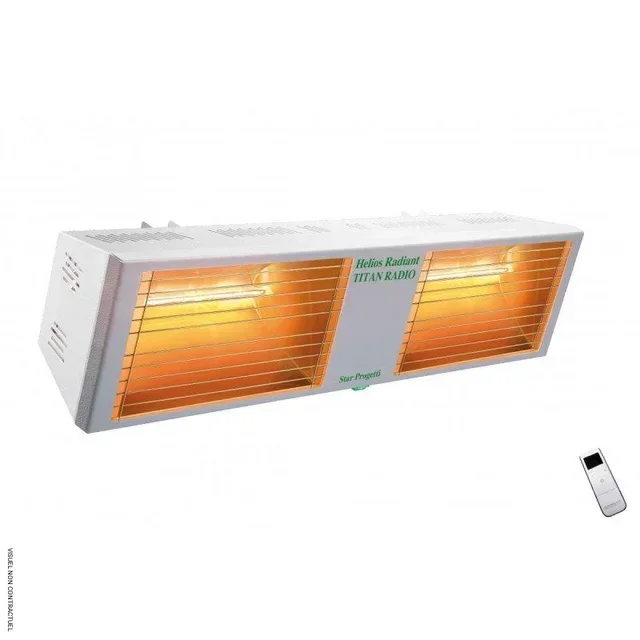 4000W Electric Heater TITAN RADIO Remote Control - STAR PROGETTI