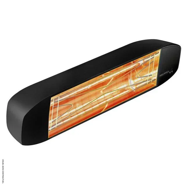 Radiant électrique infrarouge HELIOSA 11 Amber Light 2000W fer forgé terrasse