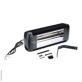 Radiant électrique infrarouge VARMA 550/20NR 2000W noir IPX5 télécommande murale