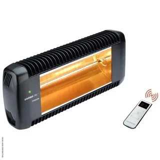 Radiant électrique infrarouge VARMA 550/20NR 2000W noir IPX5 télécommande murale