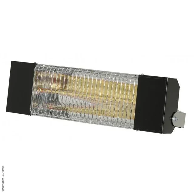 Sovelor IRC1500CN 1.5kW Electric Infrared Radiant Heater - Halogen Quartz Indoor Outdoor Heater IPX5 Waterproof