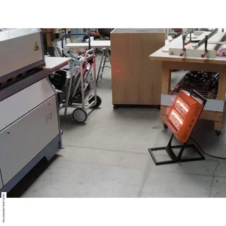 Radiant Infrarouge Électrique Mobile REH 3000 P SPLUS - Chauffage Ciblé Intérieur Extérieur