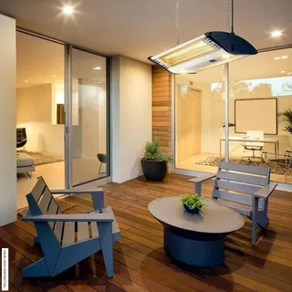 Radiant infrarouge plafond 2000W aluminium télécommande TROTEC IR 2000 C