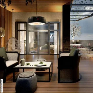 Chauffage infrarouge suspendu 1500W LED TROTEC IR 1550 SC terrasse