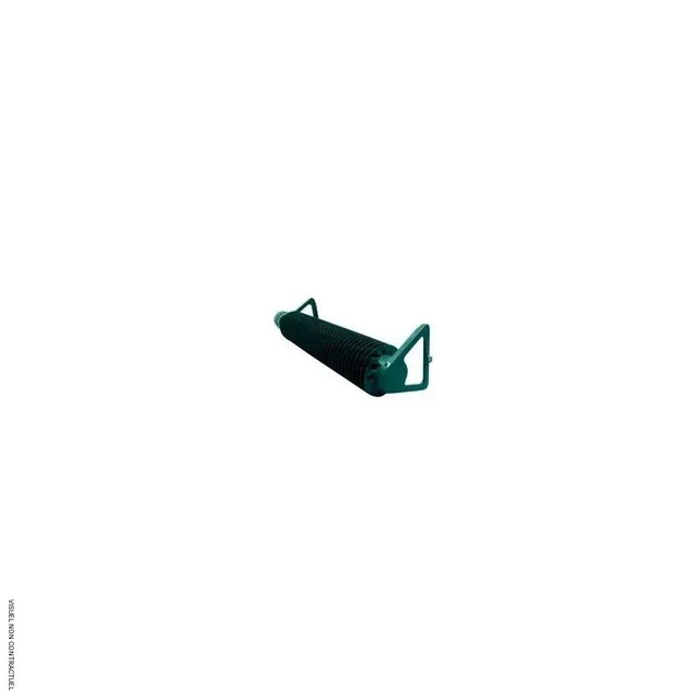 Radiateur électrique Frico 800W à ailettes design rétro robuste horizontal vert foncé
