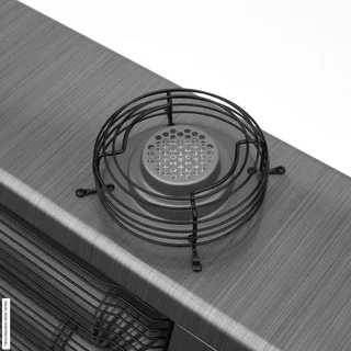 Radiateur fioul sans odeur DHOE-90 90m² VELTRON - Chauffage industriel infrarouge silencieux 32dB