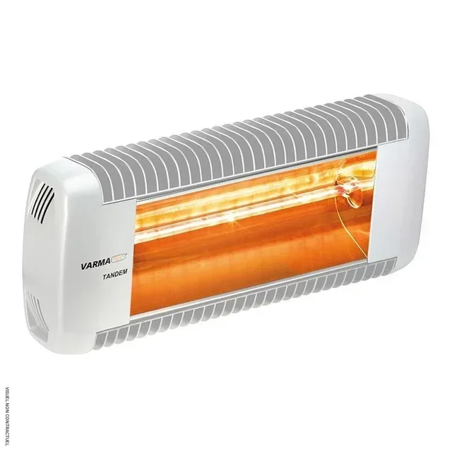 VARMA TANDEM 2000W White Infrared Heater IPX5 Indoor Outdoor Star Progetti