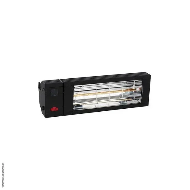Smart infrared heater 2000W black FRICO IHS20B24 outdoor Bluetooth