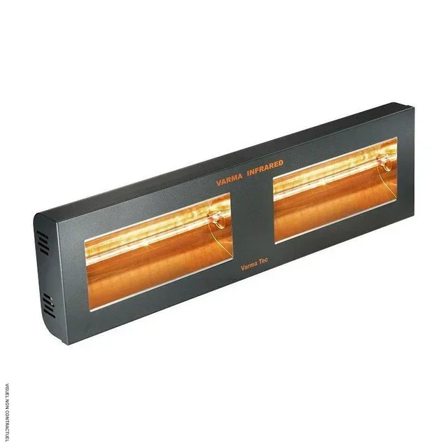 Radiateur infrarouge double VARMA 400/2 IPX5 Star Progetti 30m²