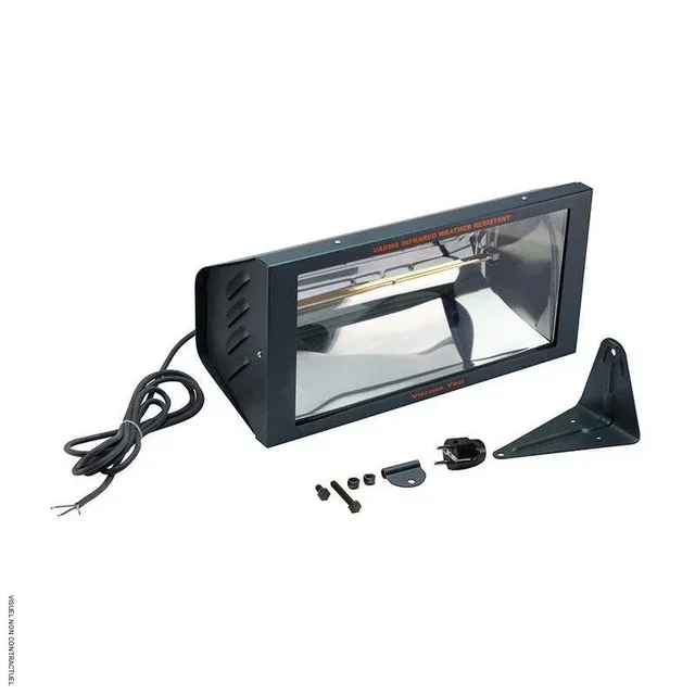 Radiateur infrarouge fer forgé VARMA WR2000 2000W IP23 intérieur extérieur