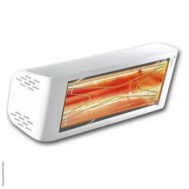 Calentador infrarrojo exterior HELIOSA 44 blanco - Star Progetti - 2000W terraza
