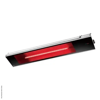 FRICO Relax Glass 2200W Black Ceramic Infrared Heater Outdoor Patio Terrace Heating