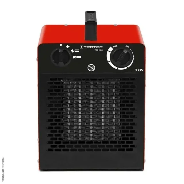 3kW Keramik-Heizlüfter Trotec TDS 20 C - Professionelle mobile Heizung