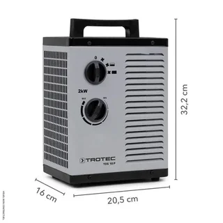 Calentador Cerámico Trotec TDS 10 P 2000W Ventilador Radial Profesional Calefactor Eléctrico