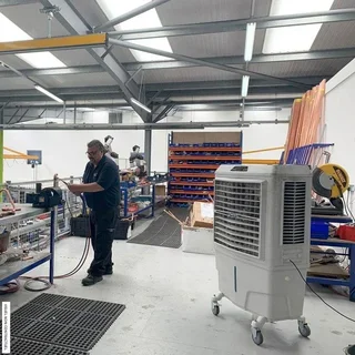 Rafraîchisseur mobile adiabatique BC 80 SOVELOR 200m² - Refroidissement évaporatif écologique