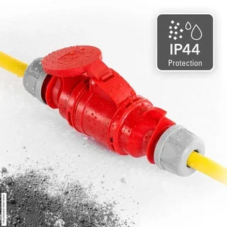 Rallonge CEE 32A 20m 6mm² 400V IP44 Trotec professionnelle H07RN-F