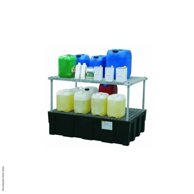 EURO-PE 224L CEMO Regal - Sichere Lagerung für Öle und Chemikalien